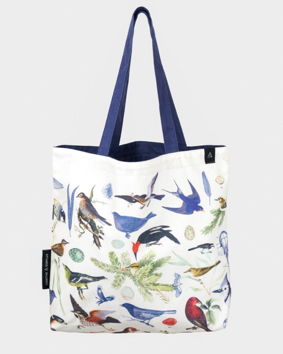 Bags Cognitive Surplus | Birds Tote Bag | Reversible Tote