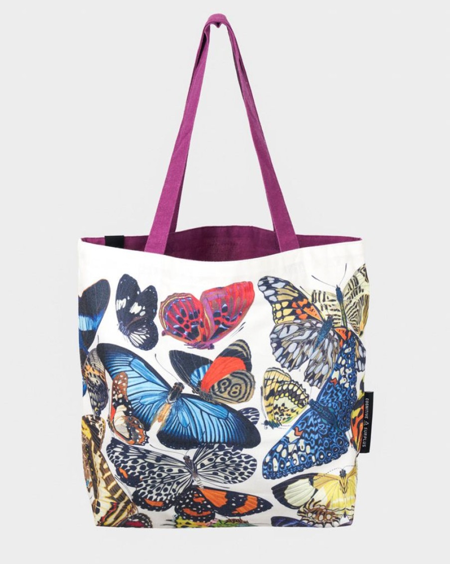 Bags Cognitive Surplus | Entomology Tote Bag | Reversible Insect Tote