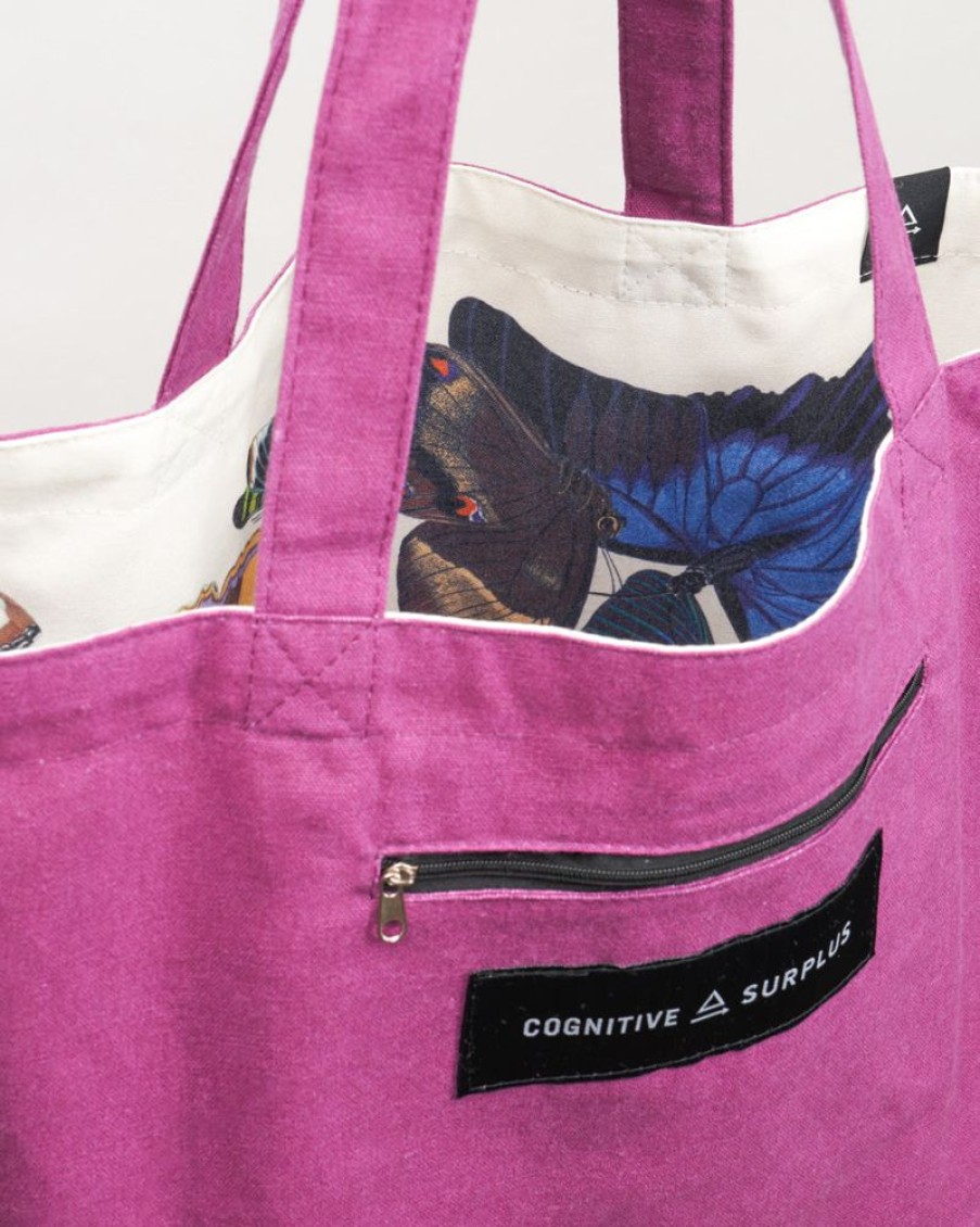 Bags Cognitive Surplus | Entomology Tote Bag | Reversible Insect Tote