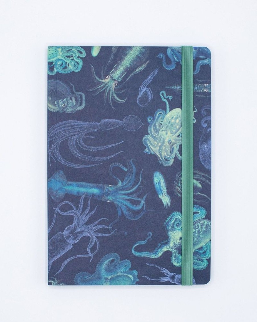 Notebooks Cognitive Surplus | Octopus A5 Notebook - Kraken Journal- Dotted Lines | Cognitive Surplus