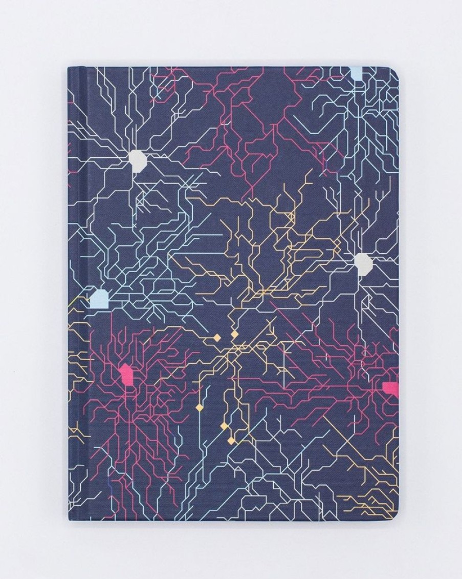 Notebooks Cognitive Surplus | Neural Circuit Hardcover Notebook