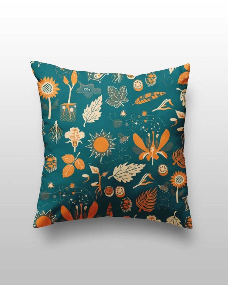 Home Cognitive Surplus | Retro Botany Pillow Cover