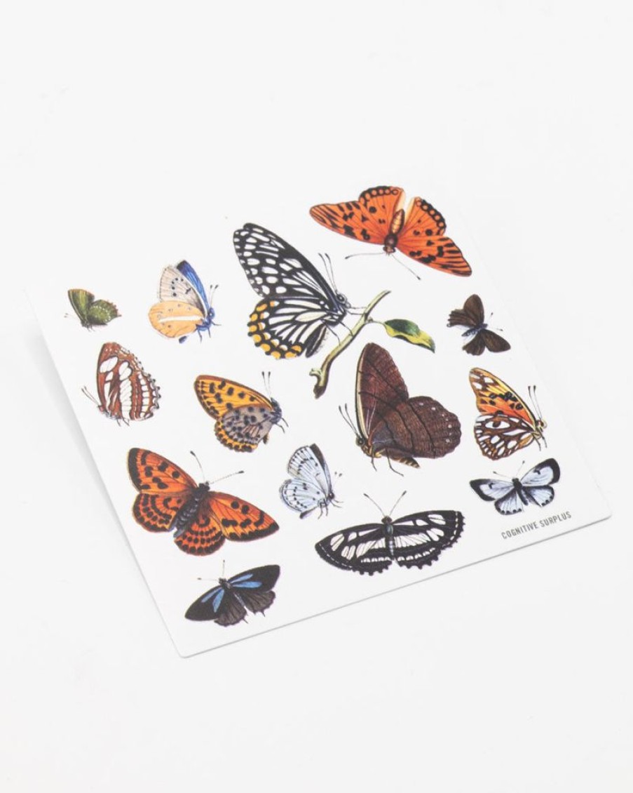 Stationery Cognitive Surplus | Butterfly Party Sticker