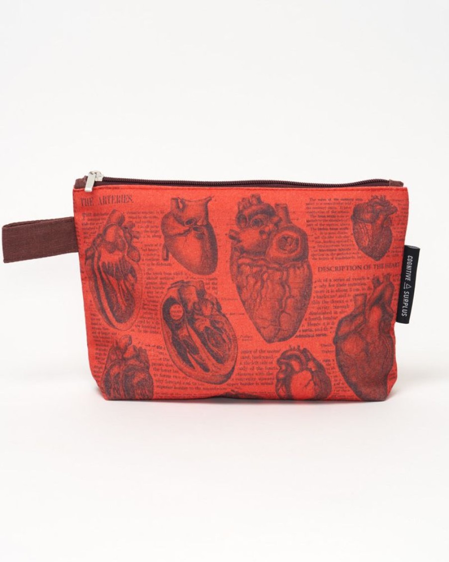 Bags Cognitive Surplus | Anatomical Heart Pencil Bag