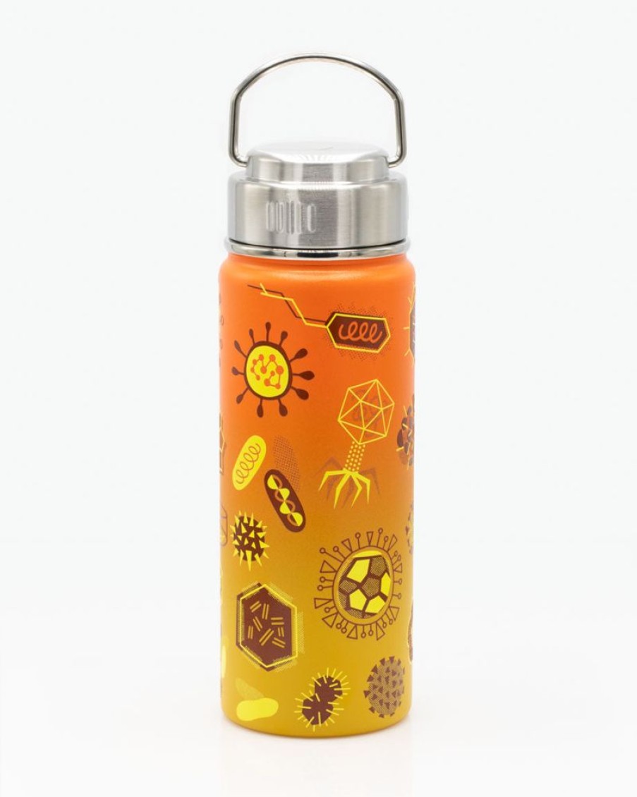 Kitchen + Bar Cognitive Surplus | Retro Microbiology Stainless Steel Vacuum Flask / Insulated Travel Mug