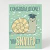 Stationery Cognitive Surplus | Congratulations Snail Graduation Card - Slow Graduation | Cognitive Surplus