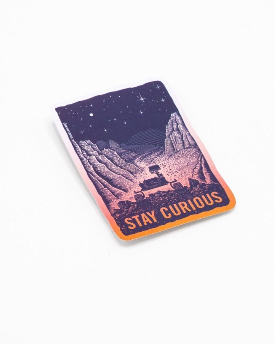 Stationery Cognitive Surplus | Stay Curious Sticker