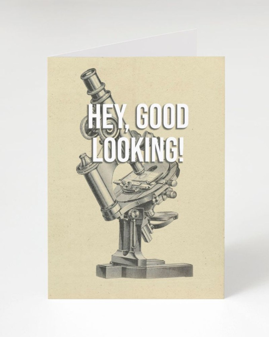 Stationery Cognitive Surplus | Hey Good Looking Card - Microscope | Cognitive Surplus