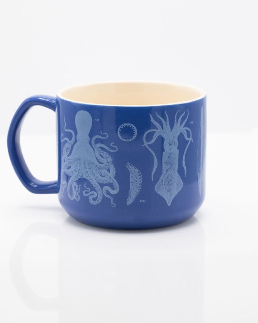 Kitchen + Bar Cognitive Surplus | Beware The Kraken: Cephalopods Mug - Marine Biology | Cognitive Surplus