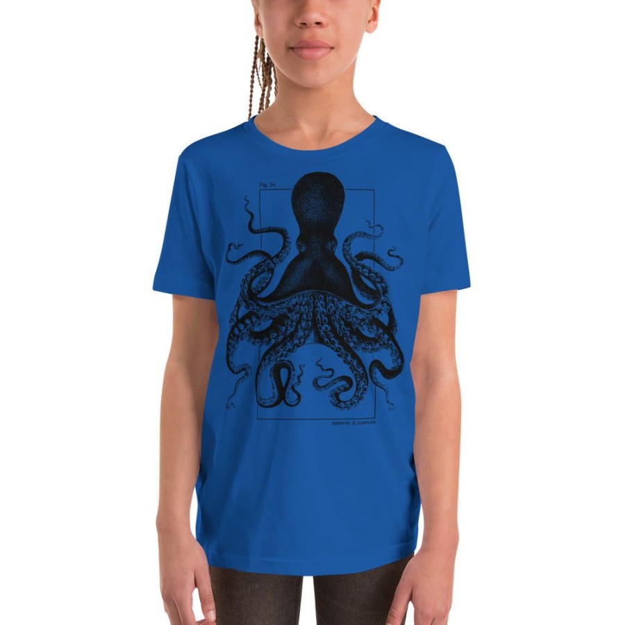 Apparel Cognitive Surplus | Beware The Kraken Youth Graphic Tee