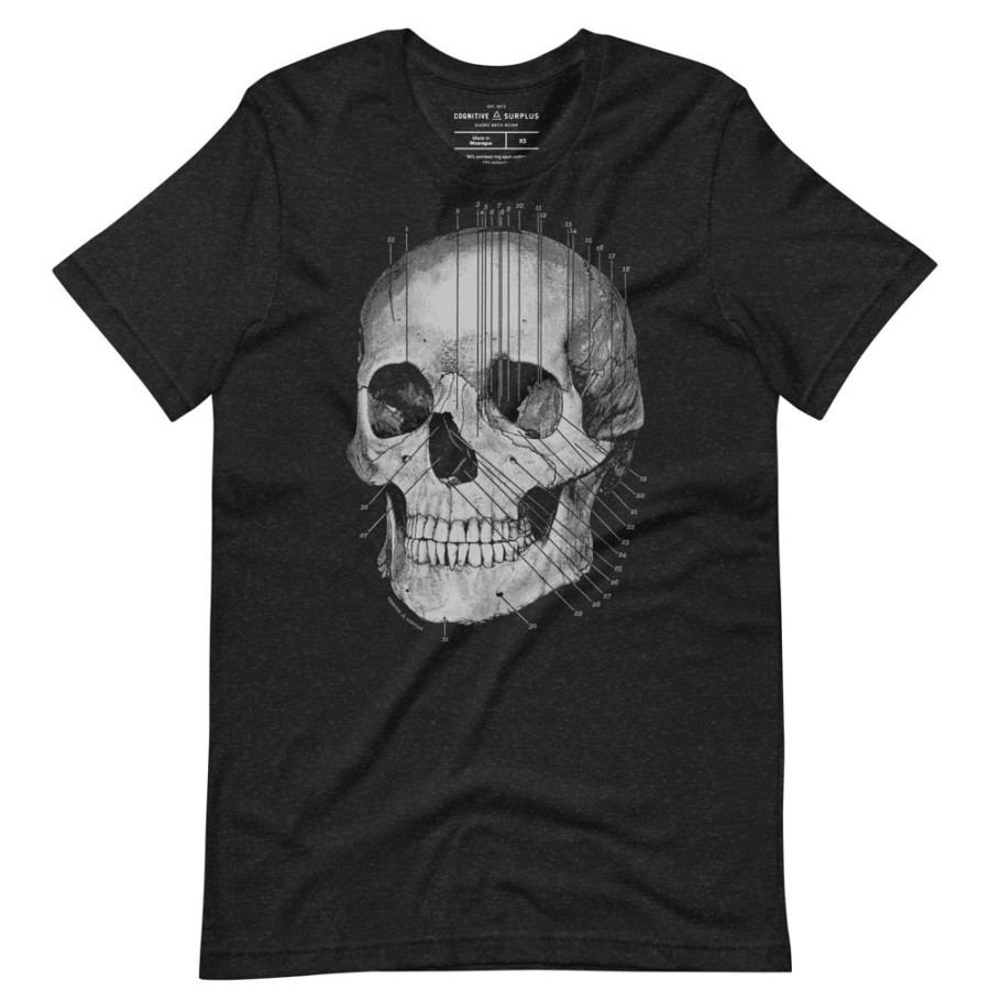 Apparel Cognitive Surplus | Anatomical Skull Graphic Tee