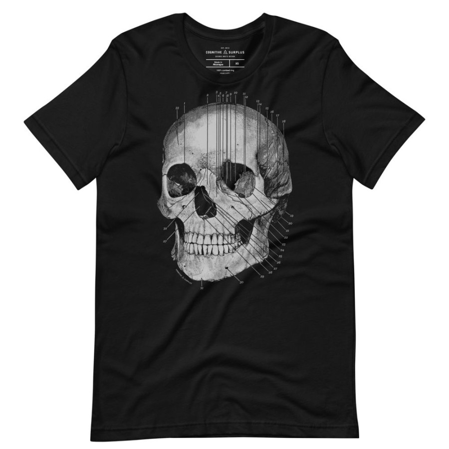 Apparel Cognitive Surplus | Anatomical Skull Graphic Tee