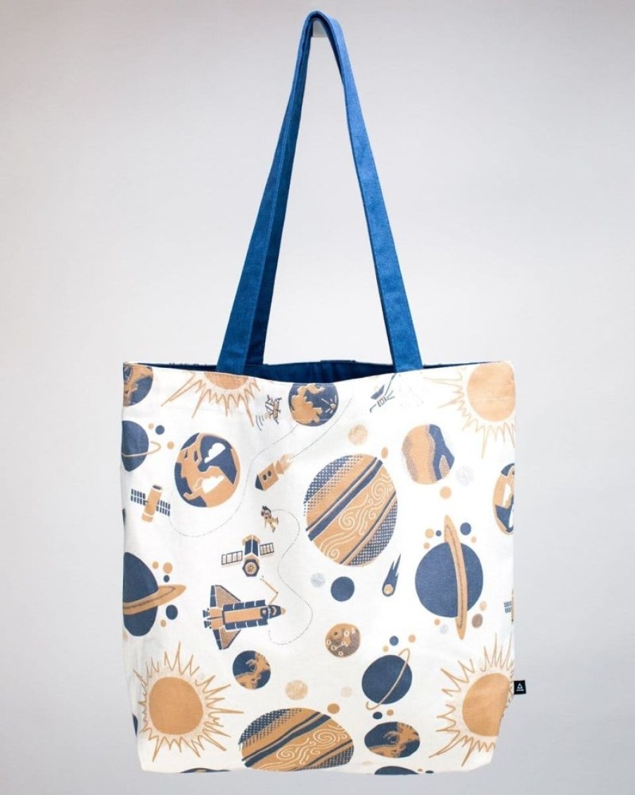 Bags Cognitive Surplus | Astronomy Science Tote Bag | Reversible Tote