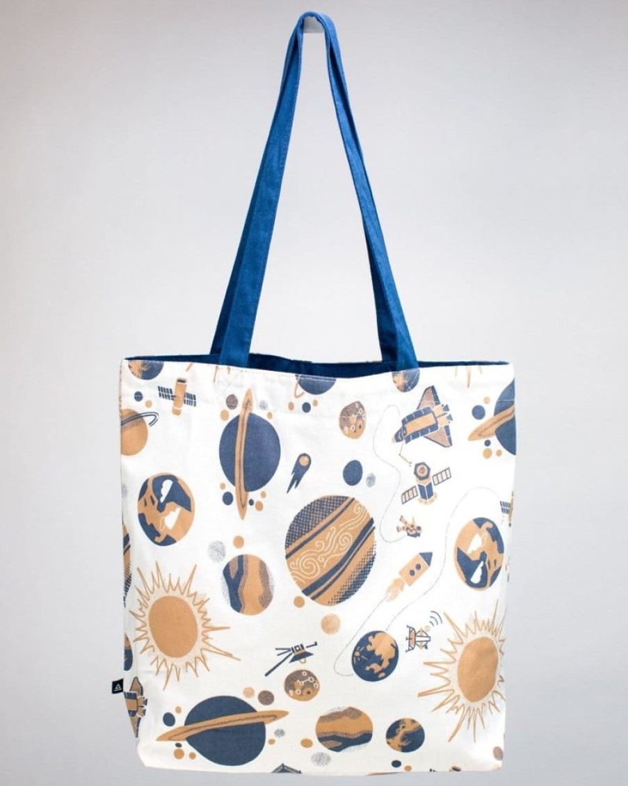 Bags Cognitive Surplus | Astronomy Science Tote Bag | Reversible Tote