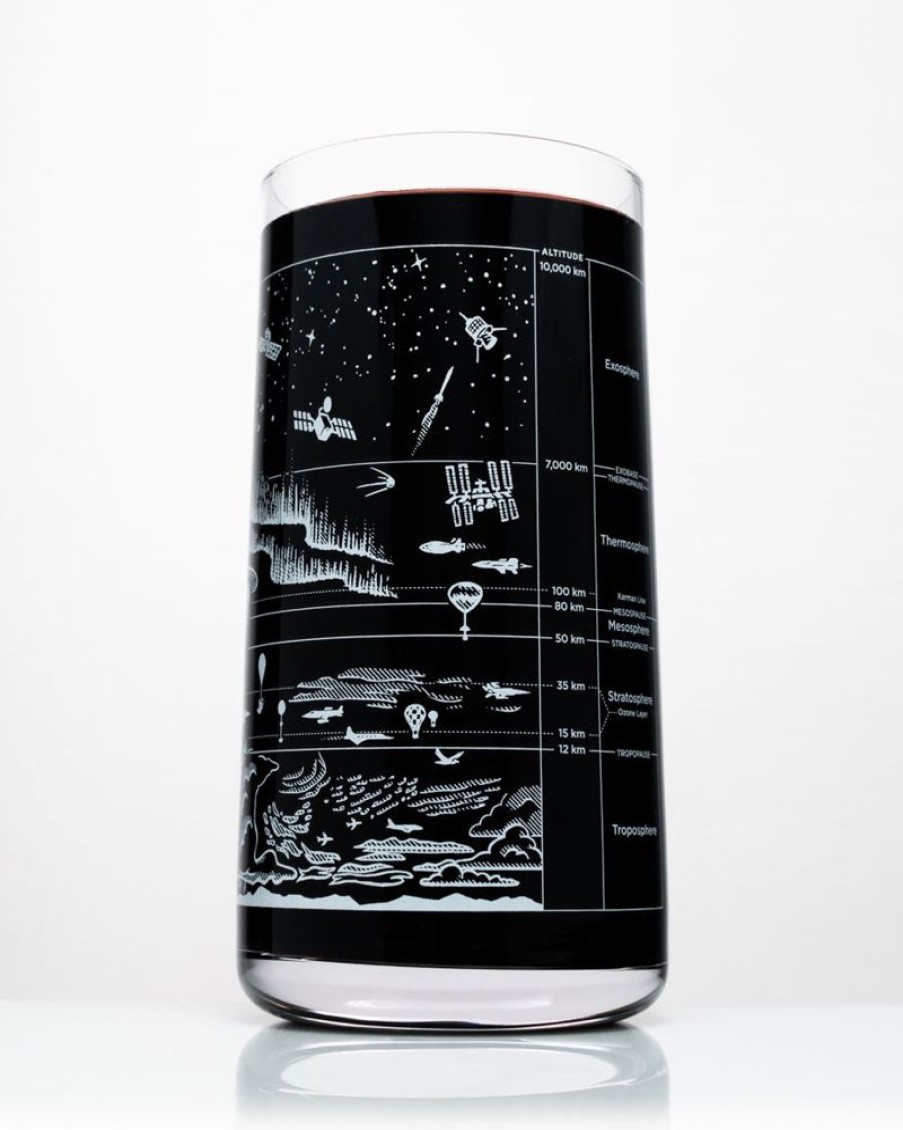 Kitchen + Bar Cognitive Surplus | Above The Earth Drinking Glass - Earth Science | Cognitive Surplus