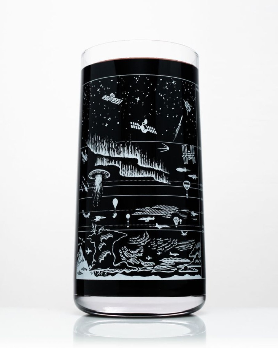 Kitchen + Bar Cognitive Surplus | Above The Earth Drinking Glass - Earth Science | Cognitive Surplus