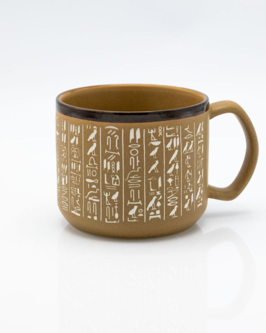 Kitchen + Bar Cognitive Surplus | Hieroglyphics Mug - Hand Carved | Cognitive Surplus