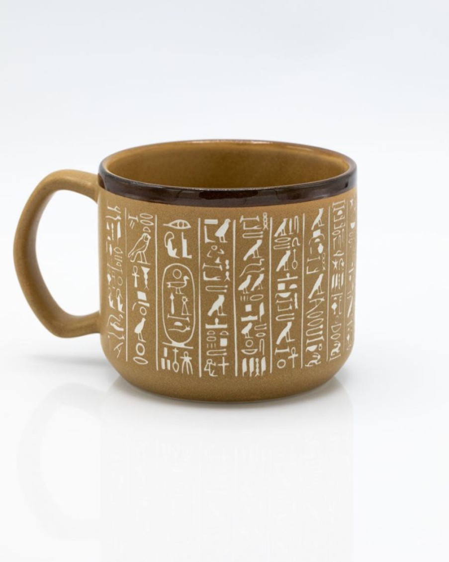 Kitchen + Bar Cognitive Surplus | Hieroglyphics Mug - Hand Carved | Cognitive Surplus