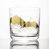 Kitchen + Bar Cognitive Surplus | Mountain Peaks Whiskey Glass - Scotch Glass | Cognitive Surplus