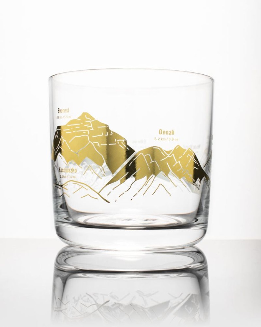 Kitchen + Bar Cognitive Surplus | Mountain Peaks Whiskey Glass - Scotch Glass | Cognitive Surplus