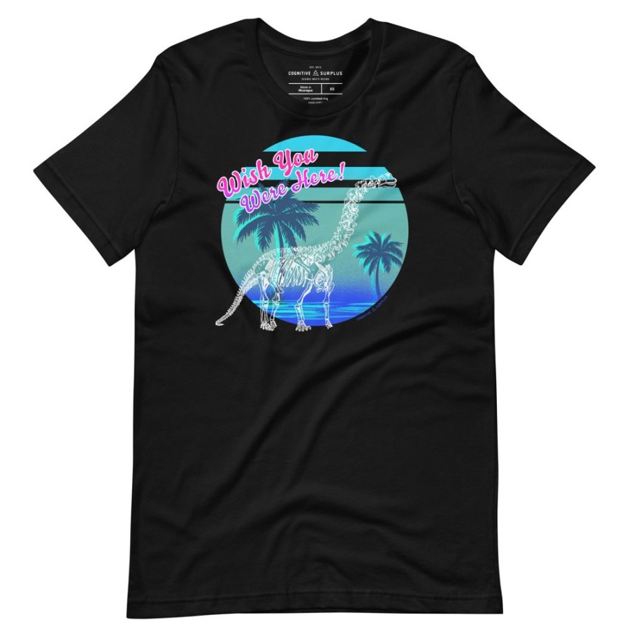 Apparel Cognitive Surplus | Dinosaur Wish You Were Here Graphic Tee