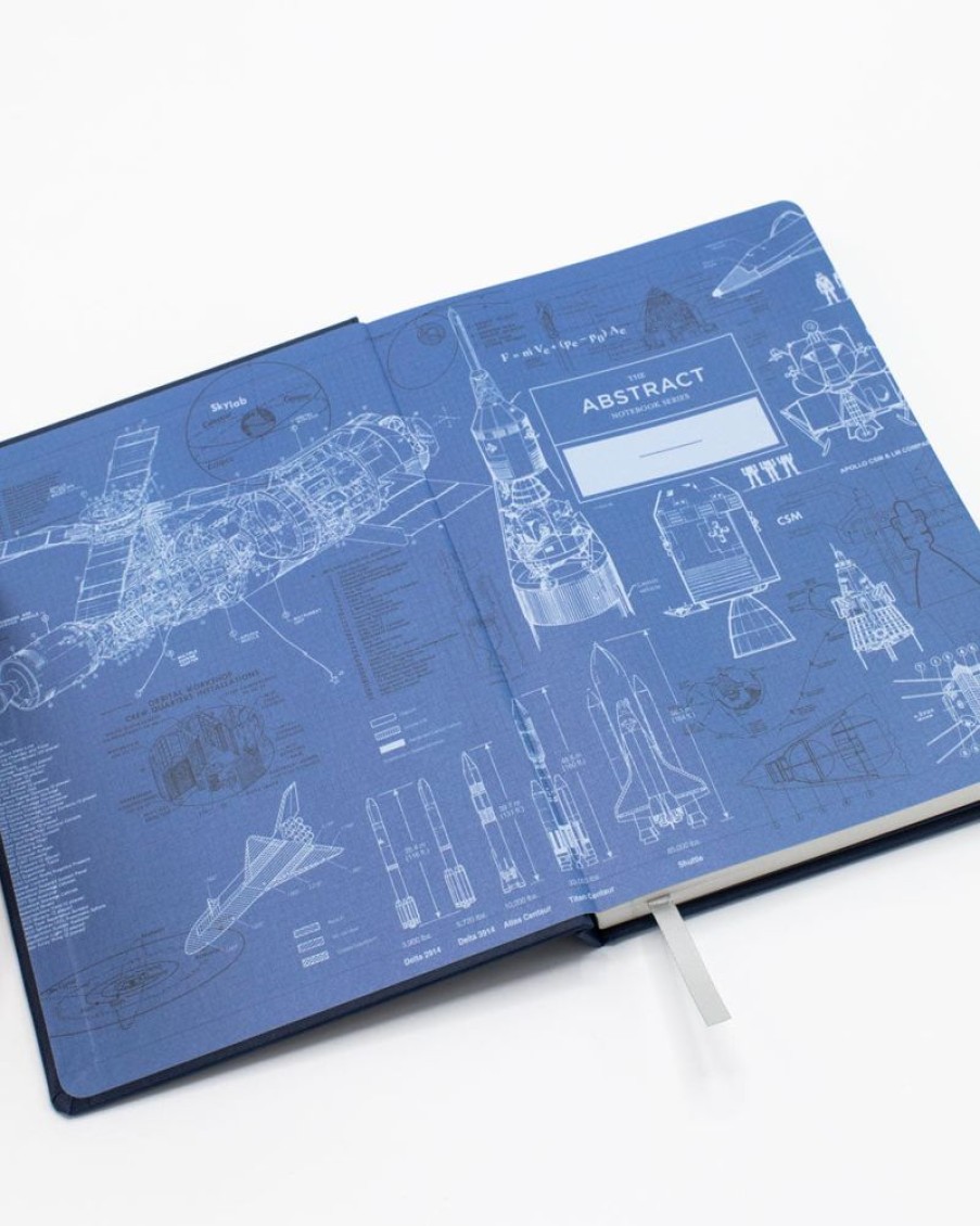 Notebooks Cognitive Surplus | Aerospace Engineering Notebook - Dotted Lines | Cognitive Surplus Space Blue