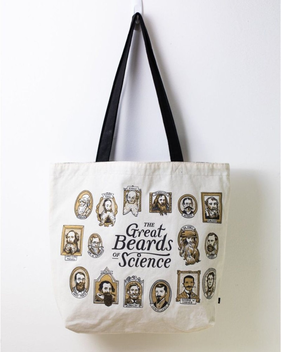 Bags Cognitive Surplus | Great Beards Of Science Tote Bag | Reversible Tote