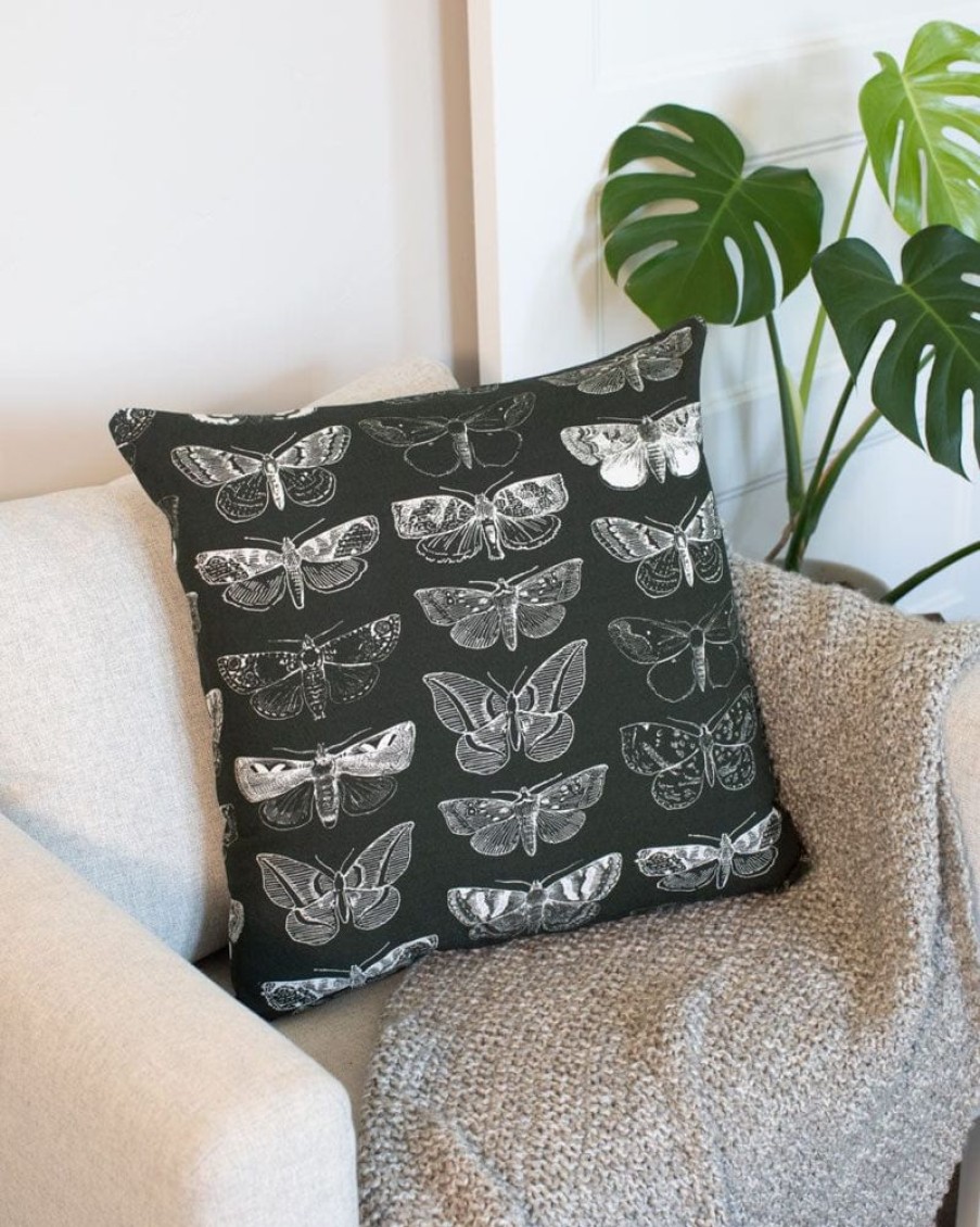 Home Cognitive Surplus | Midnight Moth Pillow Cover