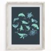 Wall Art Cognitive Surplus | Retro Marine Life Museum Print