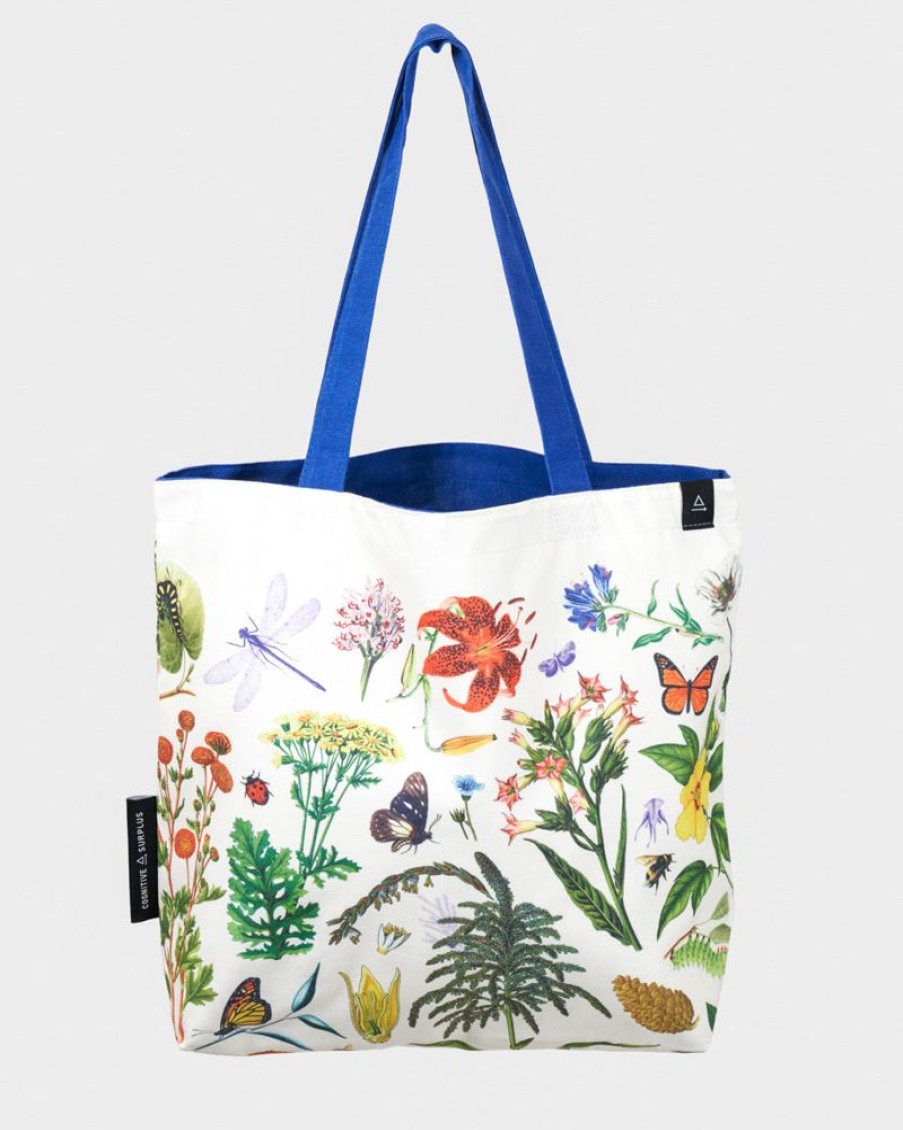 Bags Cognitive Surplus | Pollinators Tote Bag | Reversible Insect Tote