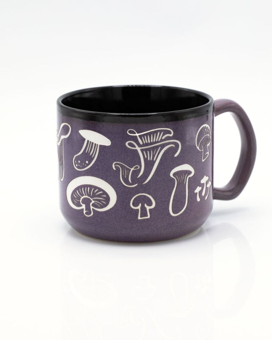 Kitchen + Bar Cognitive Surplus | Fabulous Fungi Mug - Hand Carved | Cognitive Surplus