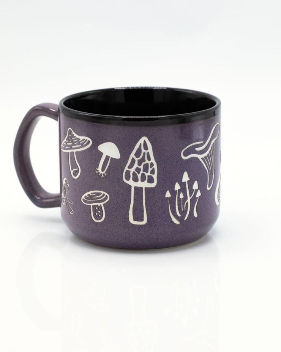 Kitchen + Bar Cognitive Surplus | Fabulous Fungi Mug - Hand Carved | Cognitive Surplus