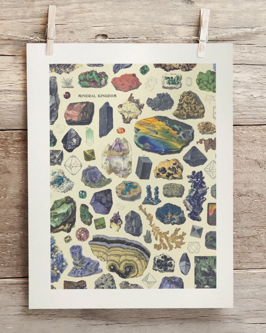 Wall Art Cognitive Surplus | Gems & Minerals Museum Print | Geology Gift