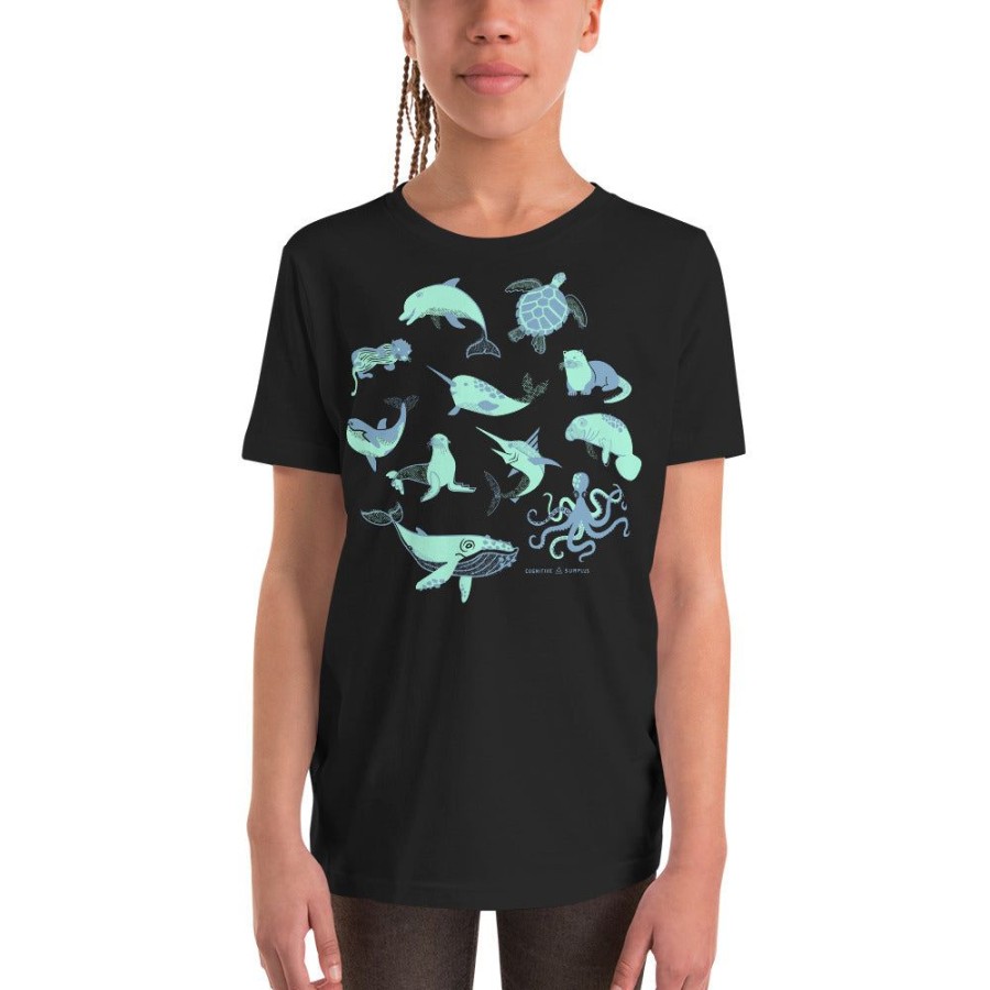 Apparel Cognitive Surplus | Retro Marine Life Youth Graphic Tee