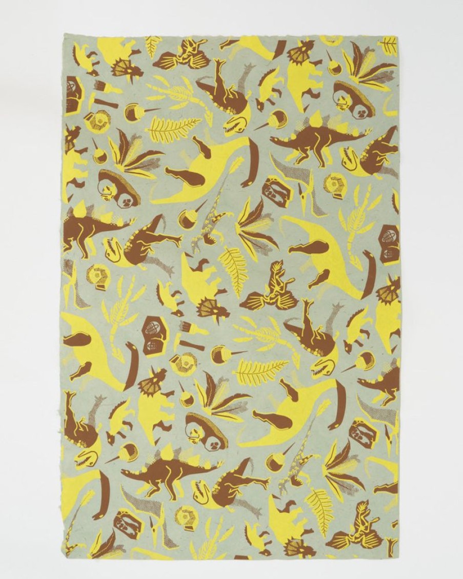 Stationery Cognitive Surplus | Retro Dinosaurs Wrapping Paper