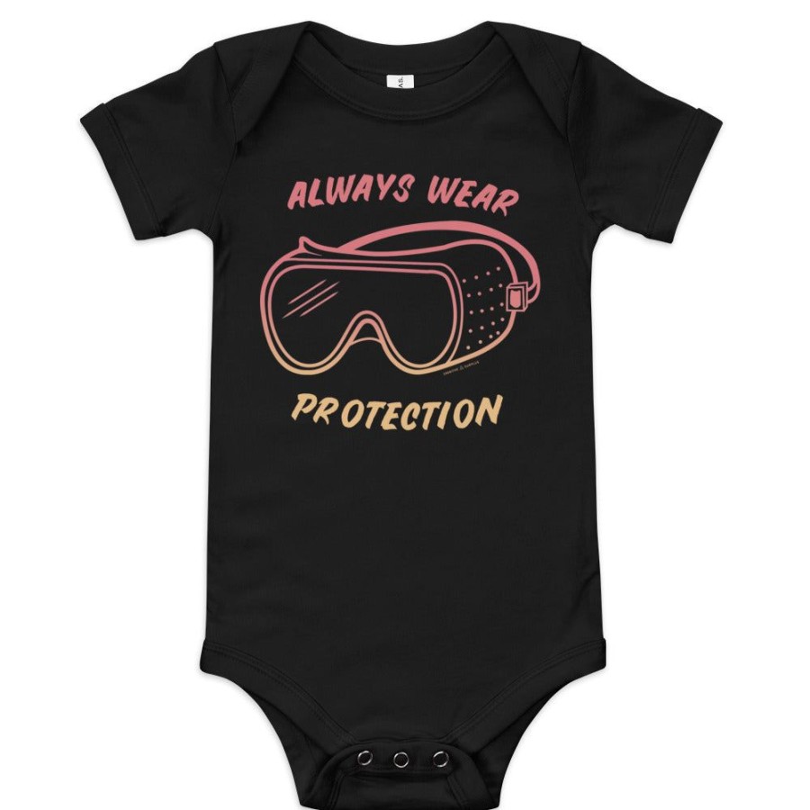 Apparel Cognitive Surplus | Always Wear Protection Baby Bodysuit