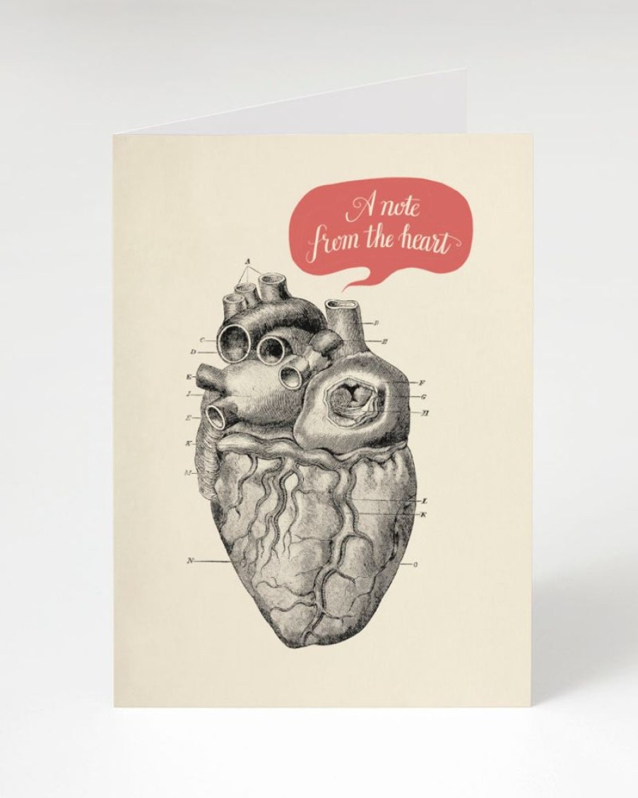 Stationery Cognitive Surplus | A Note From The Heart Card - Medical Love | Cognitive Surplus