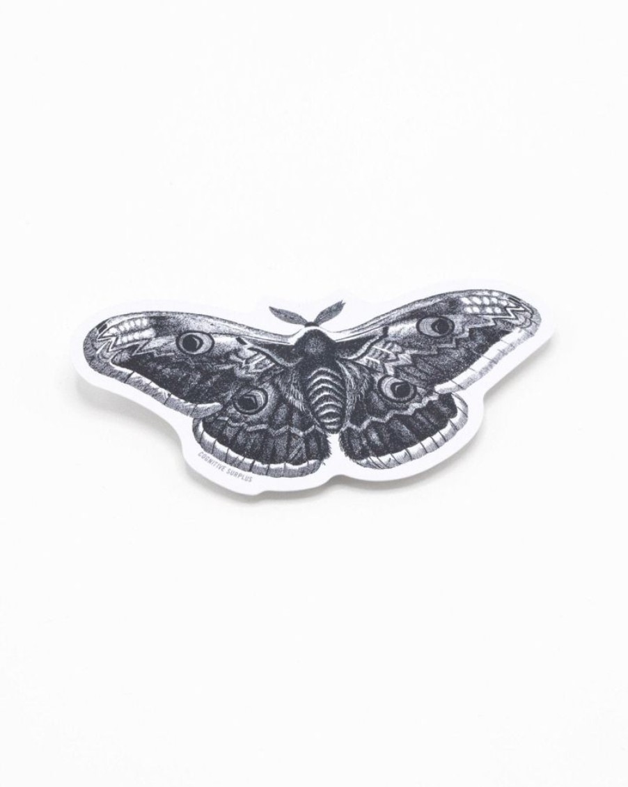 Stationery Cognitive Surplus | Moth Sticker