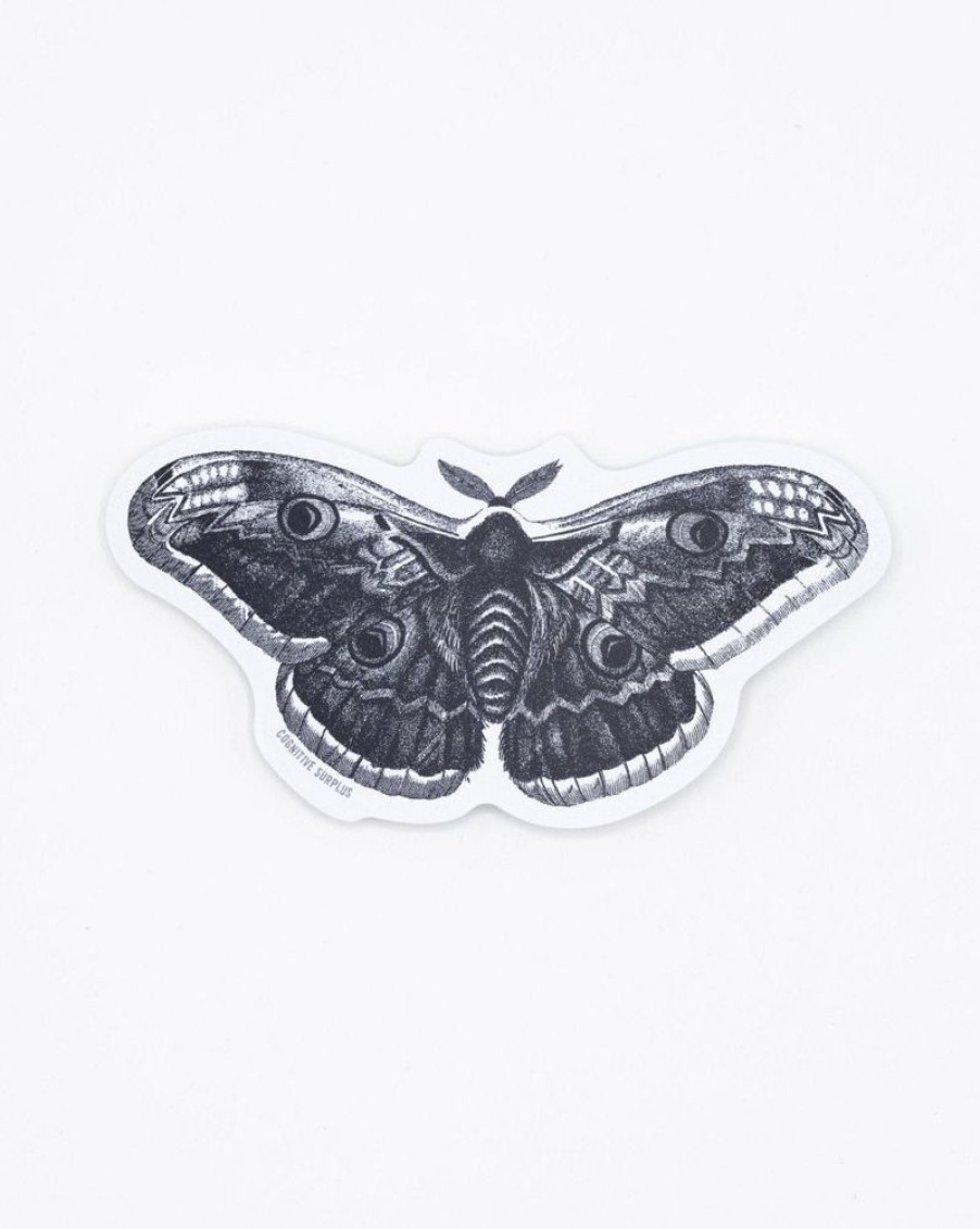 Stationery Cognitive Surplus | Moth Sticker