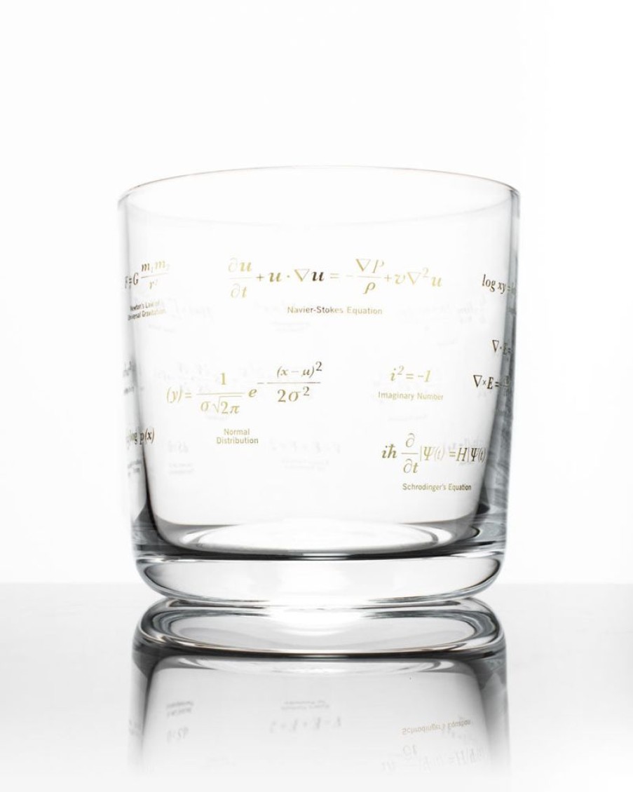 Kitchen + Bar Cognitive Surplus | Equations That Changed The World Whiskey Glass - Scotch Glass