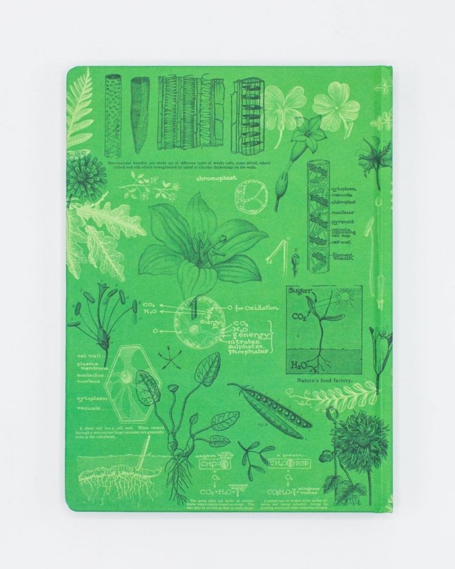 Notebooks Cognitive Surplus | Botanical Print Hardcover Notebook | Biology Gifts