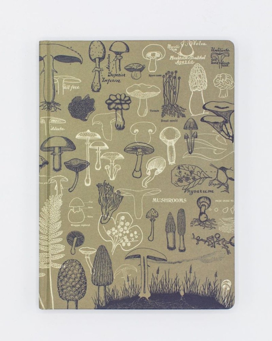 Notebooks Cognitive Surplus | Mushroom Notebook - Hardcover | Dot Grid Journal