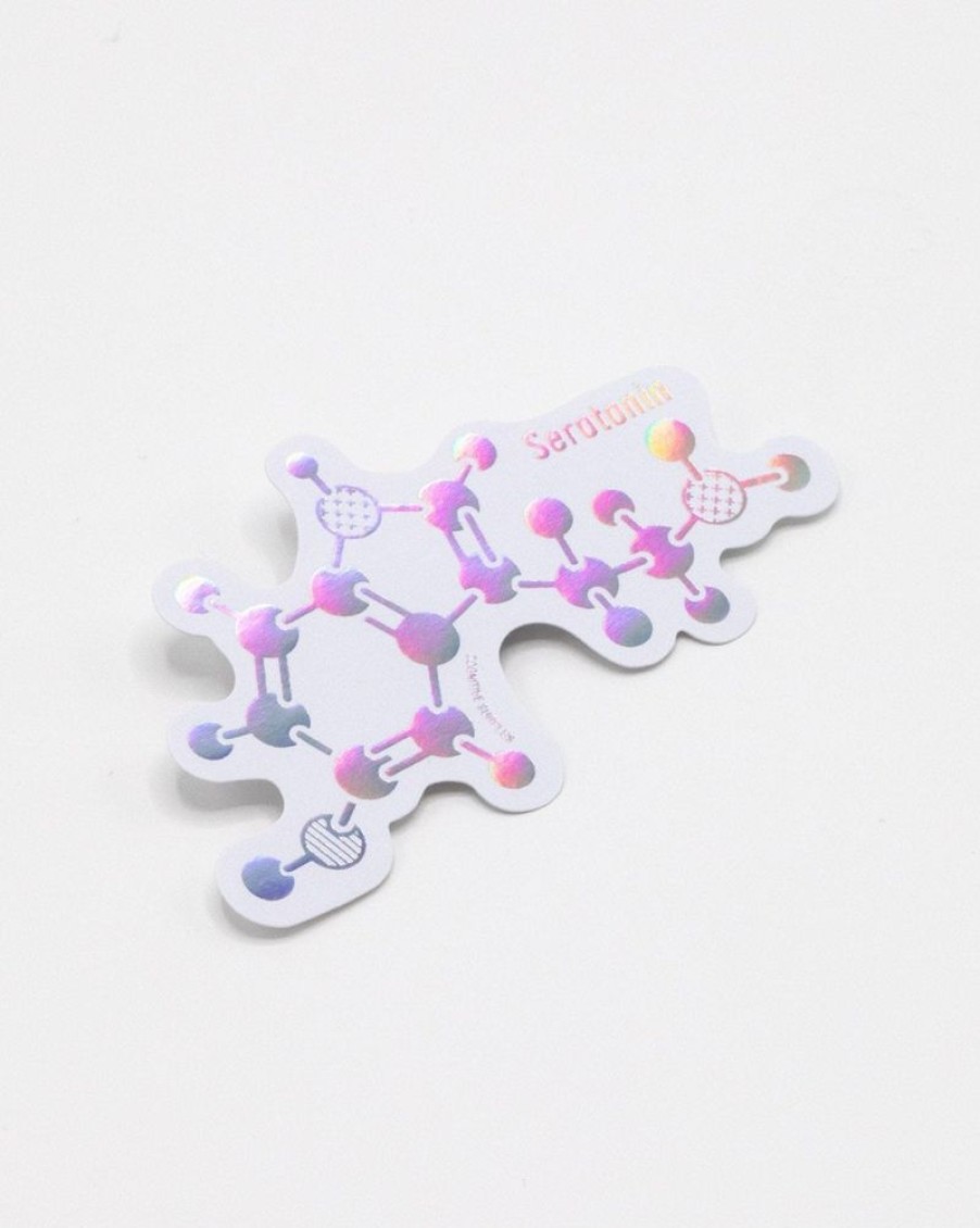 Stationery Cognitive Surplus | Serotonin: Happiness Molecule Sticker