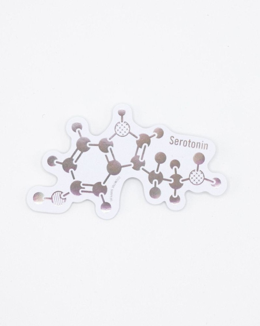 Stationery Cognitive Surplus | Serotonin: Happiness Molecule Sticker