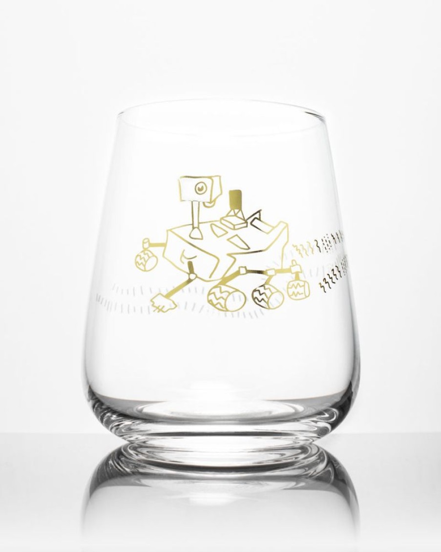 Kitchen + Bar Cognitive Surplus | Mars Rover Wine Glass - Perseverance | Cognitive Surplus