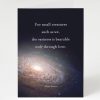 Stationery Cognitive Surplus | Vastness Bearable Through Love - Carl Sagan Quote Card