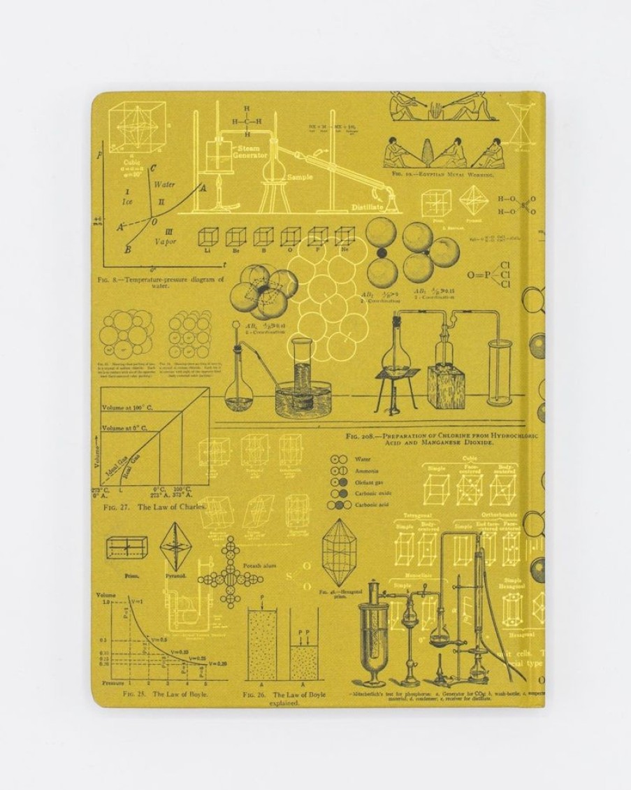 Notebooks Cognitive Surplus | Chemistry Models Notebook - Hardcover | Lined/Grid Journal