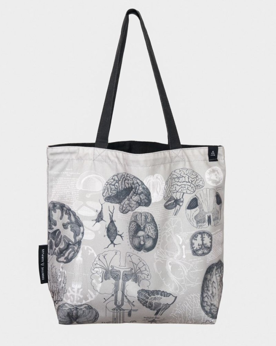 Bags Cognitive Surplus | Brain Science Tote Bag | Reversible Tote