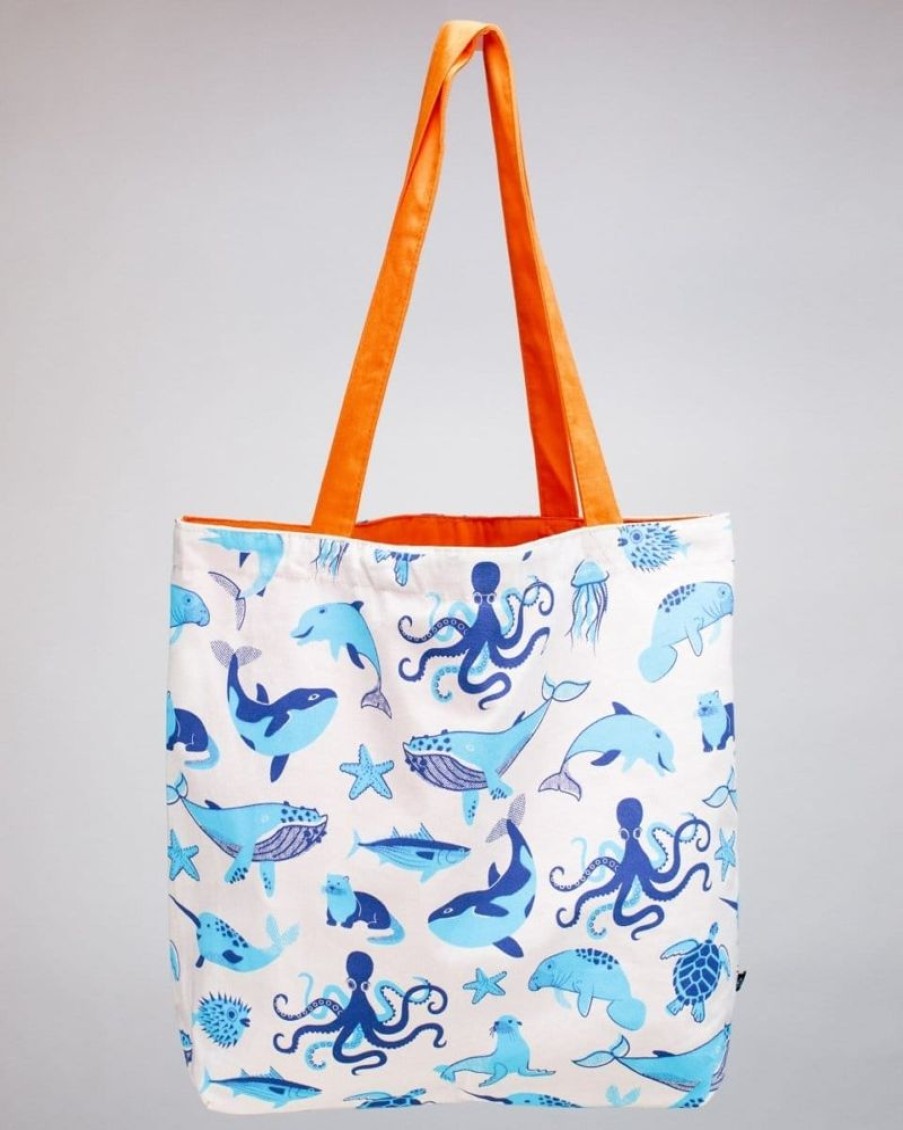 Bags Cognitive Surplus | Marine Biologist Tote Bag | Reversible Tote