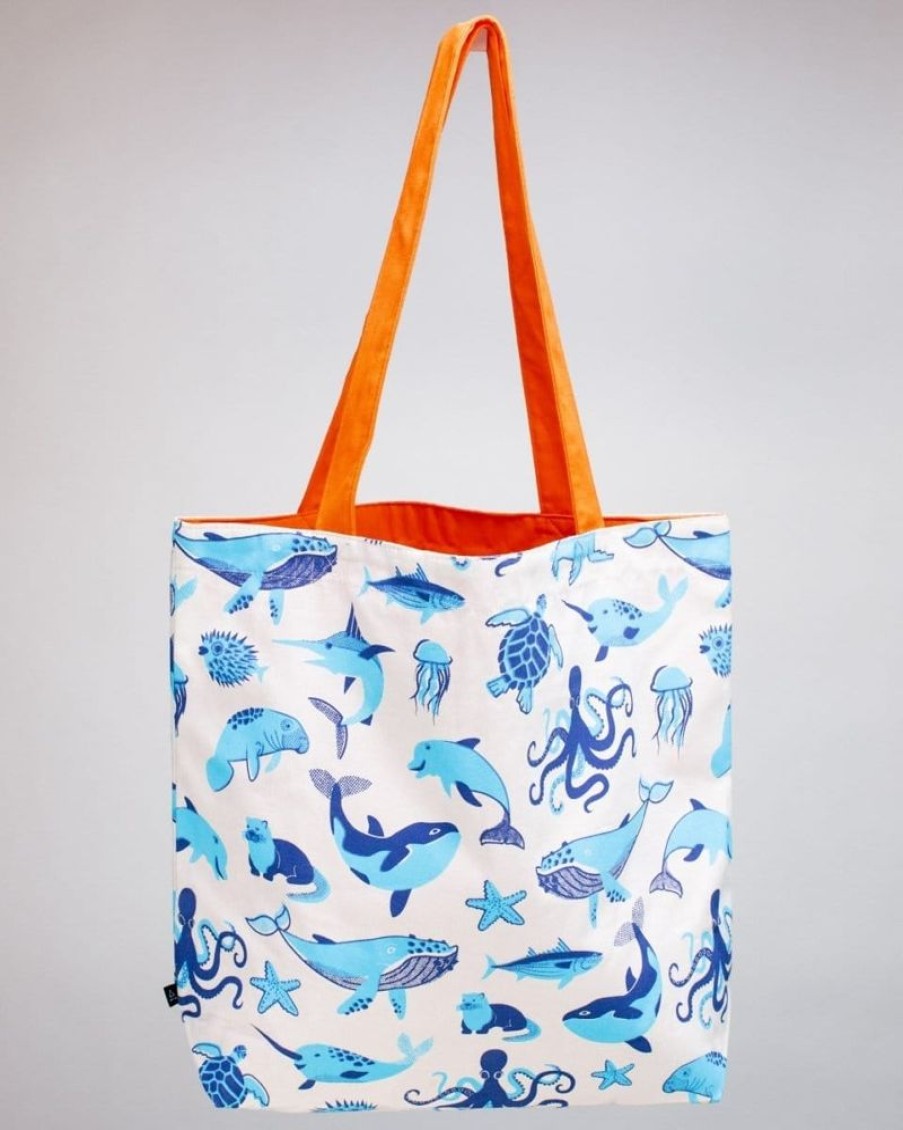 Bags Cognitive Surplus | Marine Biologist Tote Bag | Reversible Tote